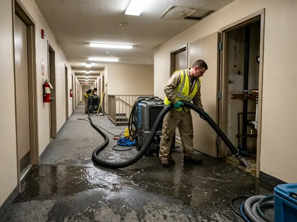 multi-unit-apartment-hallway-f-005 — frequently asked questions, Emergency Burst Pipe Water Extraction & Removal in Muscoy,…